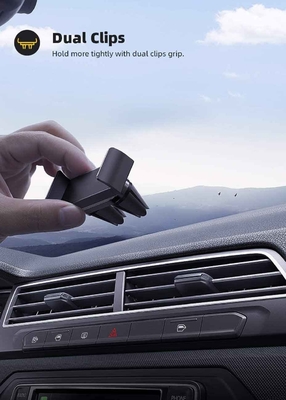 Adjustable Angle 85mm Retractable Cradle Air Vent Phone Mount For Car