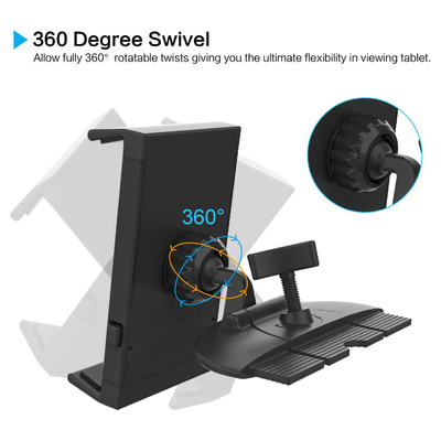 7inch 11Inch CD Slot Tablet Holder Universal Anti Vibration RoHS Approved